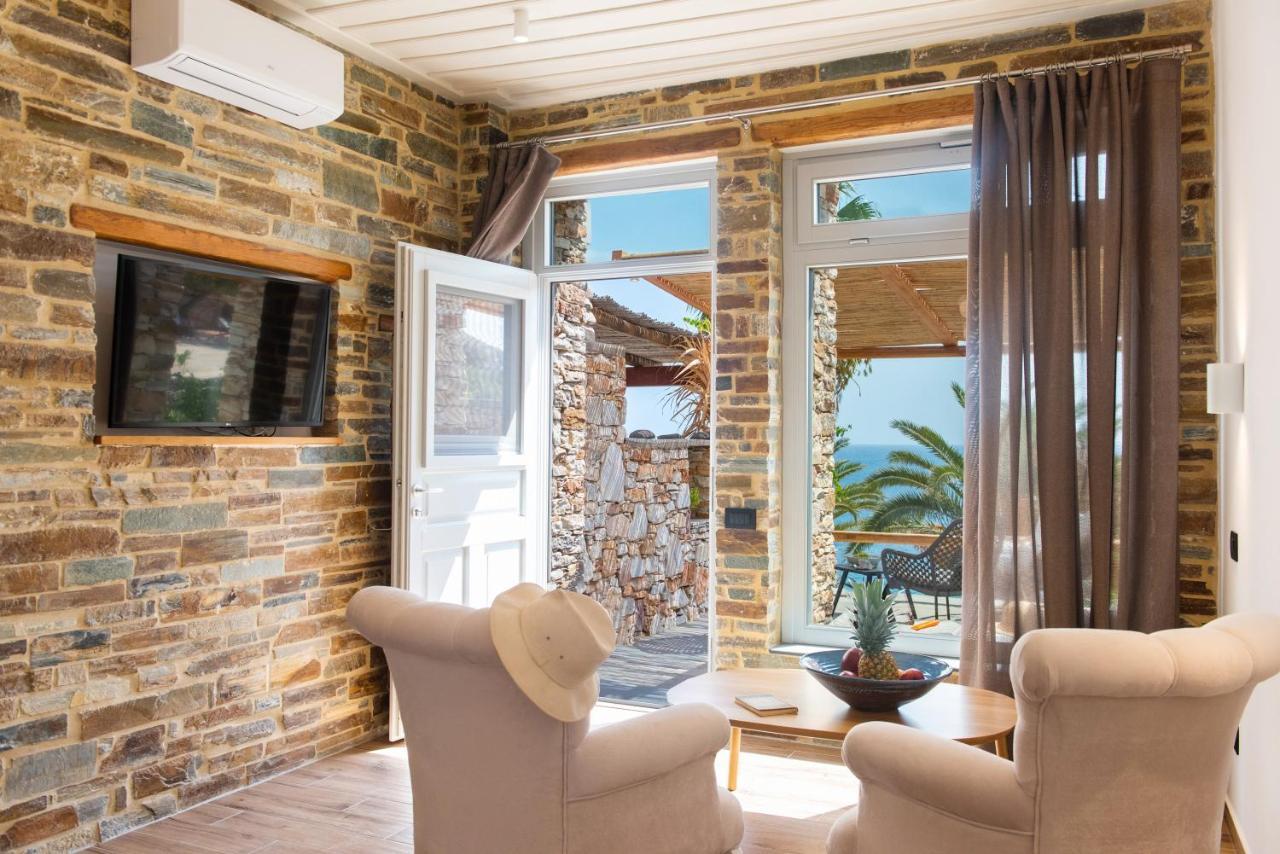 Lazarou Beach Apartments Platis Gialos  エクステリア 写真